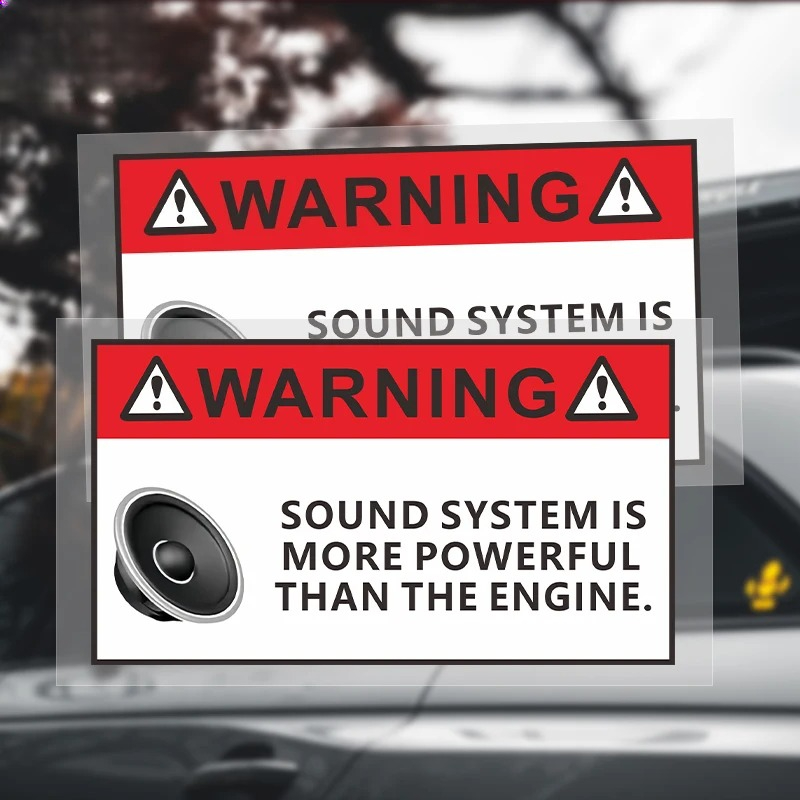 Car Accessories Sound System - JDM Sub Woofer Funny Sound System