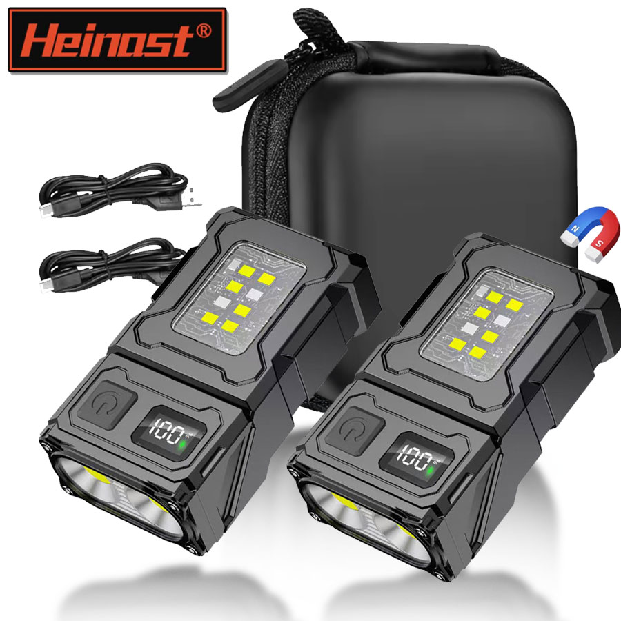 Mini Portable LED COB Flashlig - Led Headlight Bulbs ulasan dan harga