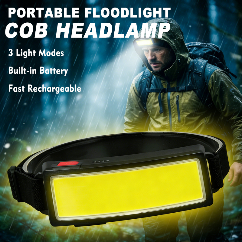 Powerful COB LED Headlamp 4 Li - Led Headlight Bulbs ulasan dan harga