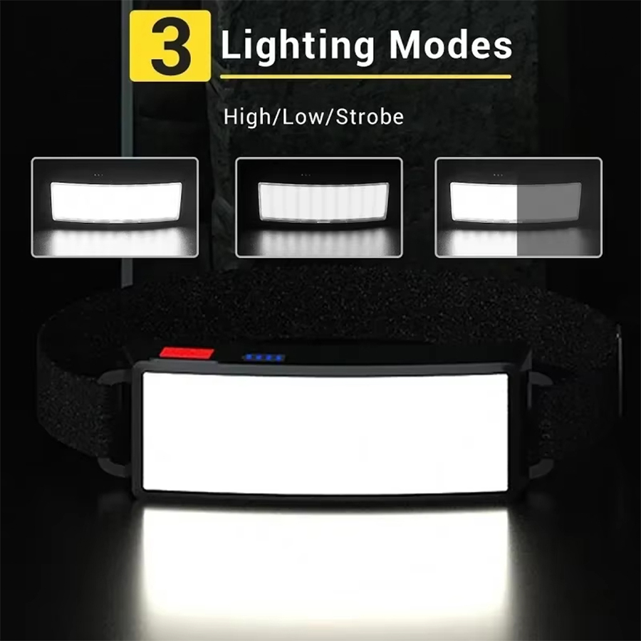 Powerful COB LED Headlamp 4 Li - Led Headlight Bulbs ulasan dan harga