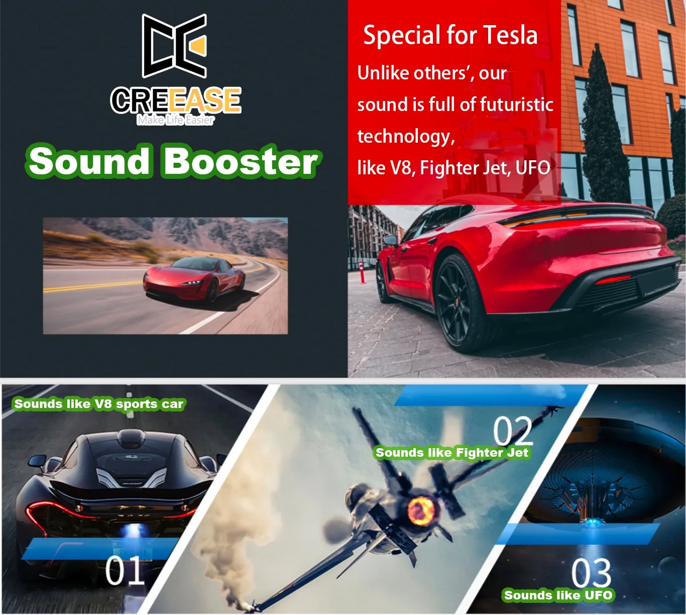 Universal Electric Exhaust Boo - Car Accessories Sound System ulasan dan harga