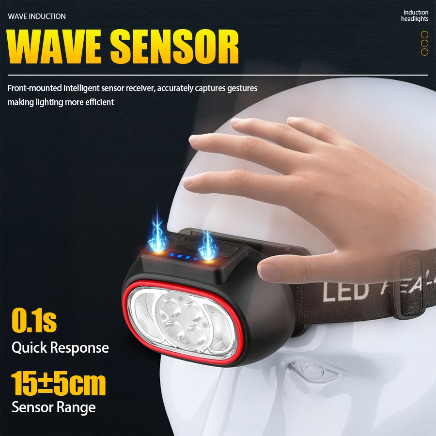 C2 Powerful 4 LED Sensor Headl - Led Headlight Bulbs ulasan dan harga