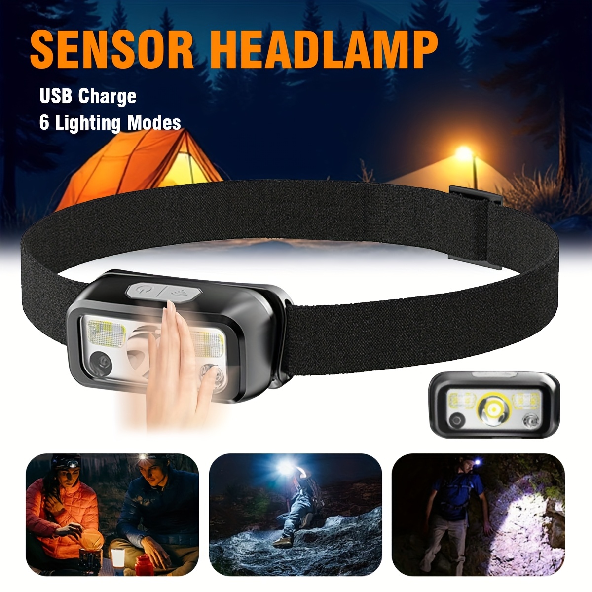 Powerful COB LED Sensor Headla - Led Headlight Bulbs ulasan dan harga