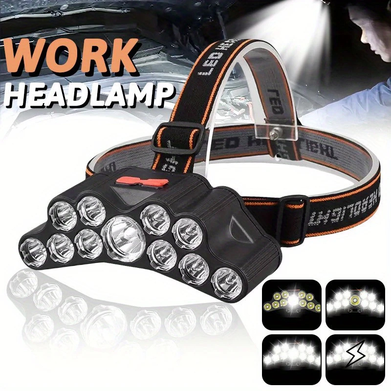 11 LED Headlamp Strong Light H - Led Headlight Bulbs ulasan dan harga