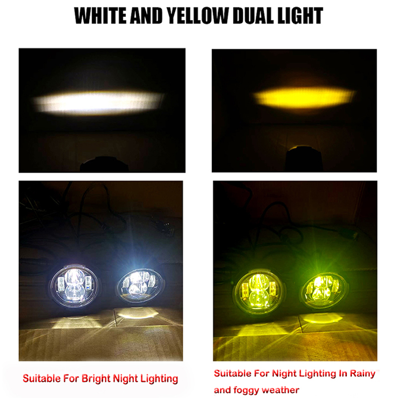 Dual Color Motorcycle LED Spot - Led Headlight Bulbs ulasan dan harga