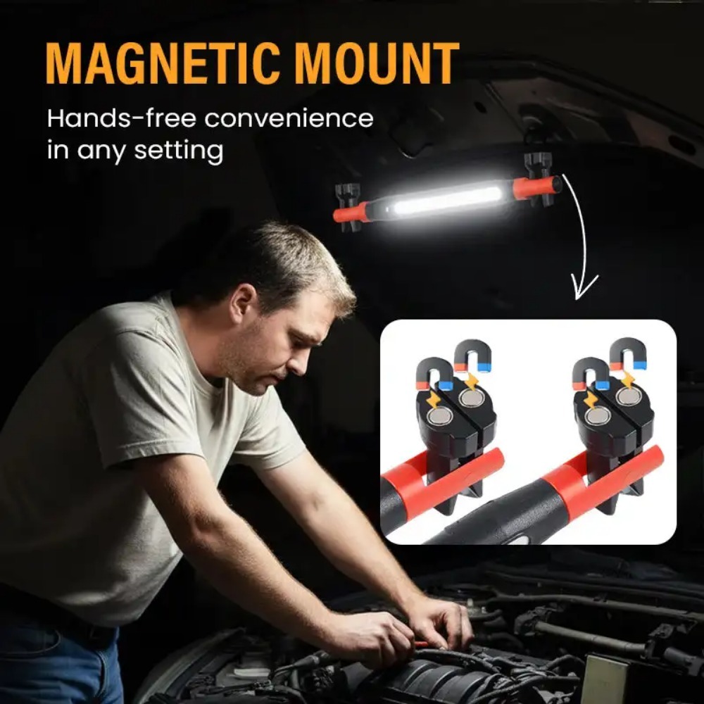 Super Bright Magnetic COB Work - Led Headlight Bulbs ulasan dan harga