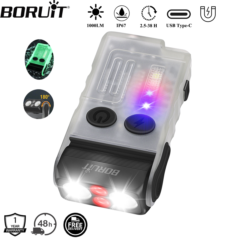 BORUiT V20 Buzzer EDC LED Keyc - Led Headlight Bulbs ulasan dan harga