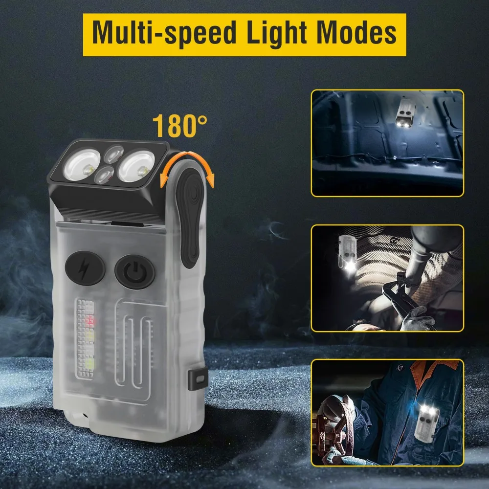 BORUiT V20 Buzzer EDC LED Keyc - Led Headlight Bulbs ulasan dan harga