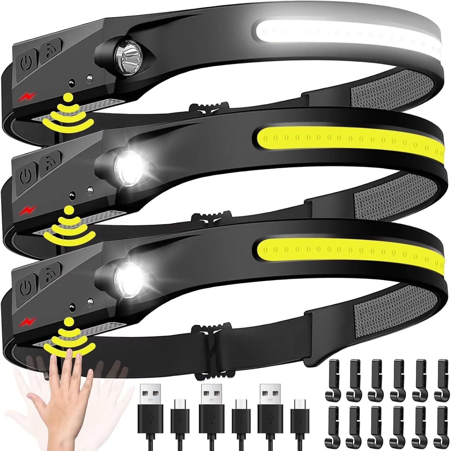 Sensor Headlamp LED Head Flash - Led Headlight Bulbs ulasan dan harga