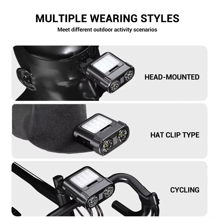 Sensor COB LED Headlamp Cap Cl - Led Headlight Bulbs ulasan dan harga