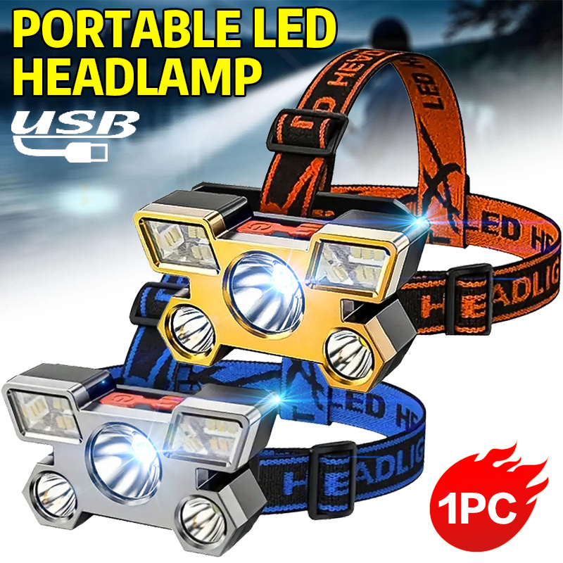 5 LED Flashlight Rechargeable  - Led Headlight Bulbs ulasan dan harga