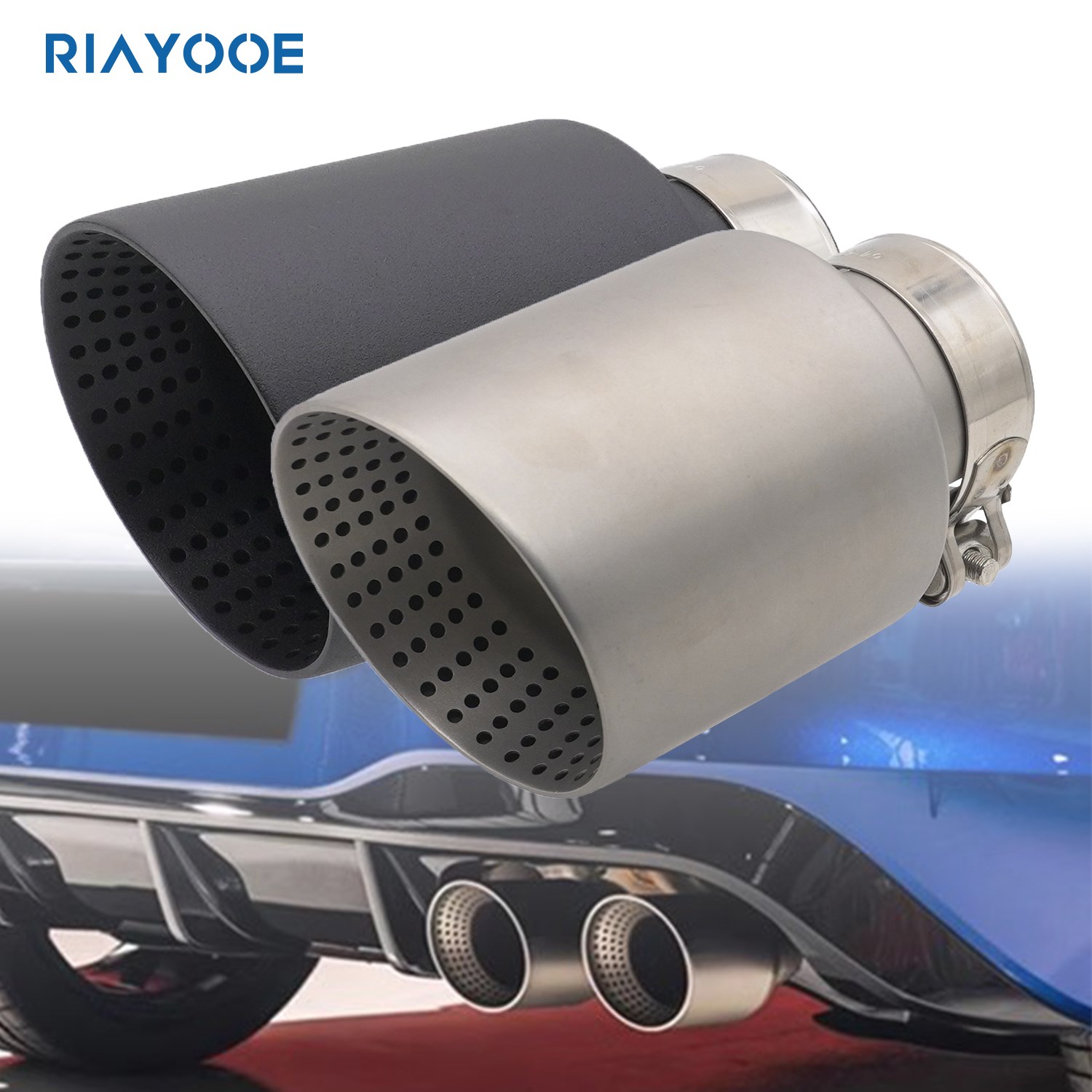 Car Exhaust Muffler Tips pipe  - Car Accessories Sound System ulasan dan harga