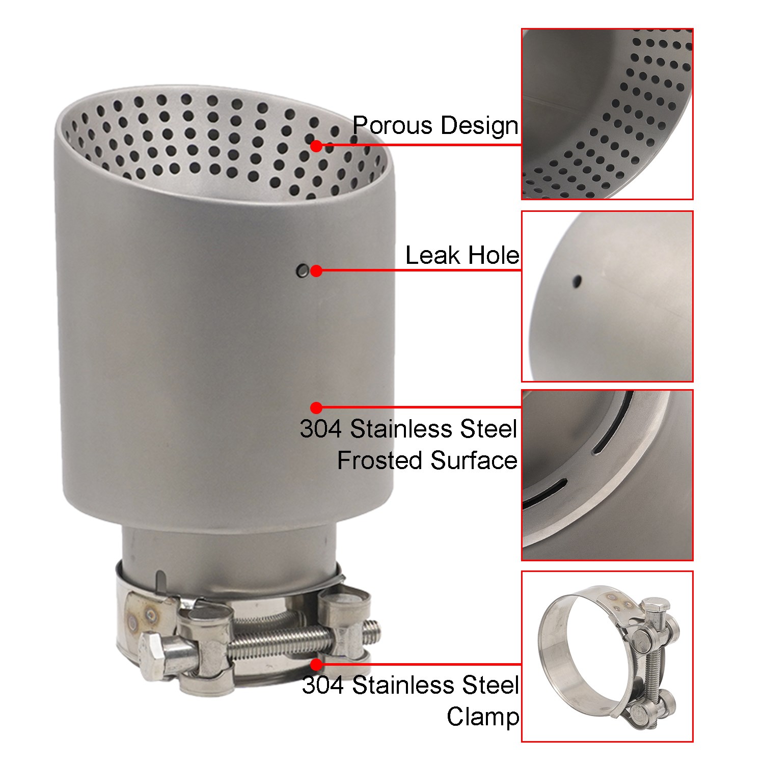Car Exhaust Muffler Tips pipe  - Car Accessories Sound System ulasan dan harga